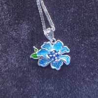 花丝镶嵌山茶花吊坠项链01