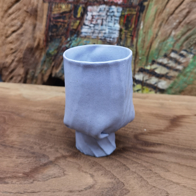 沁片石折杯-川美系当代陶艺器物