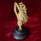 重庆收藏品陈世通手工清单雕刻螳螂系列三件为一套全国金奖获奖作品