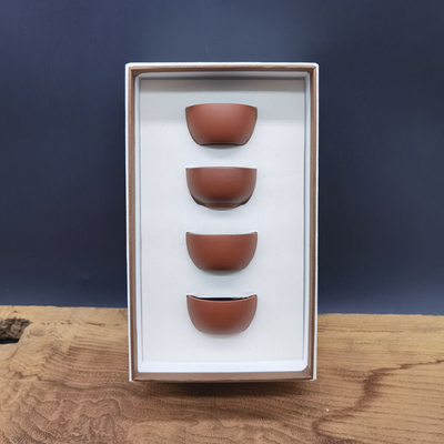 荣昌陶个人杯礼盒四个装