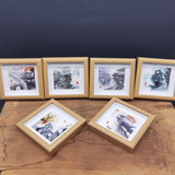 蜀绣15X15CM小画框单