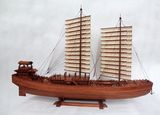 重庆民间工艺品纯手工木制明代战船模型太上渝礼堂周东平作品