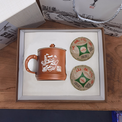 两江陶韵荣昌陶茶杯礼盒218档