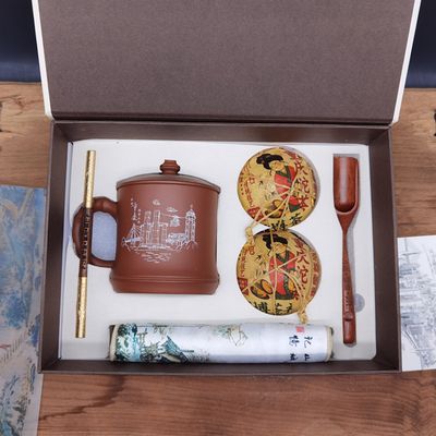 印象重庆荣昌陶茶杯礼盒精典款