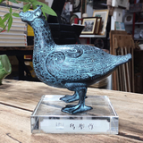 重庆特色收藏礼物鸟型尊三峡博物馆十大镇馆之宝
