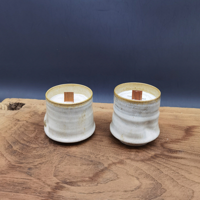 “融器”香薰蜡烛杯-当代陶艺器物